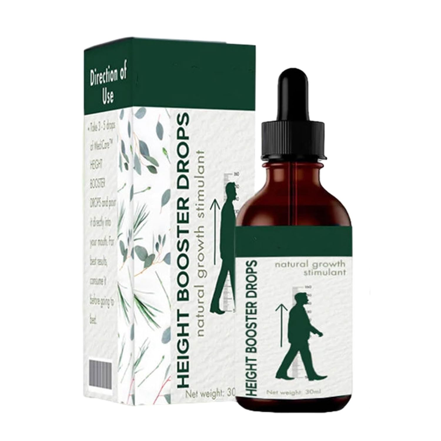 Medicare Height Booster Drops, Height Growth Oil, Height Growth Drops, Sci-Effect Height Growth Oil, Natural Herbal Height Increasing Essential Oil, Promote Adolescent Bone Growth (1pcs)