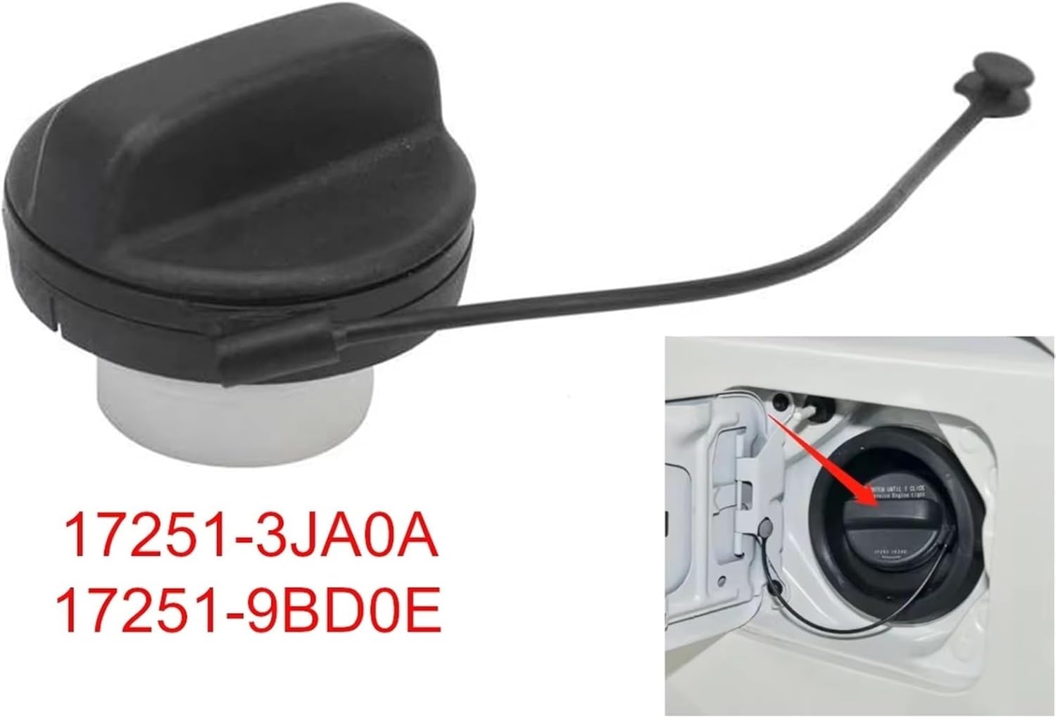 Tank Cap Compatible With Infiniti For Frontier 2012-2019 For Murano 2015 2016 2017-2020 Car Inner Fuel Tank Cap 17251-3JA0A 17251-9BD0E