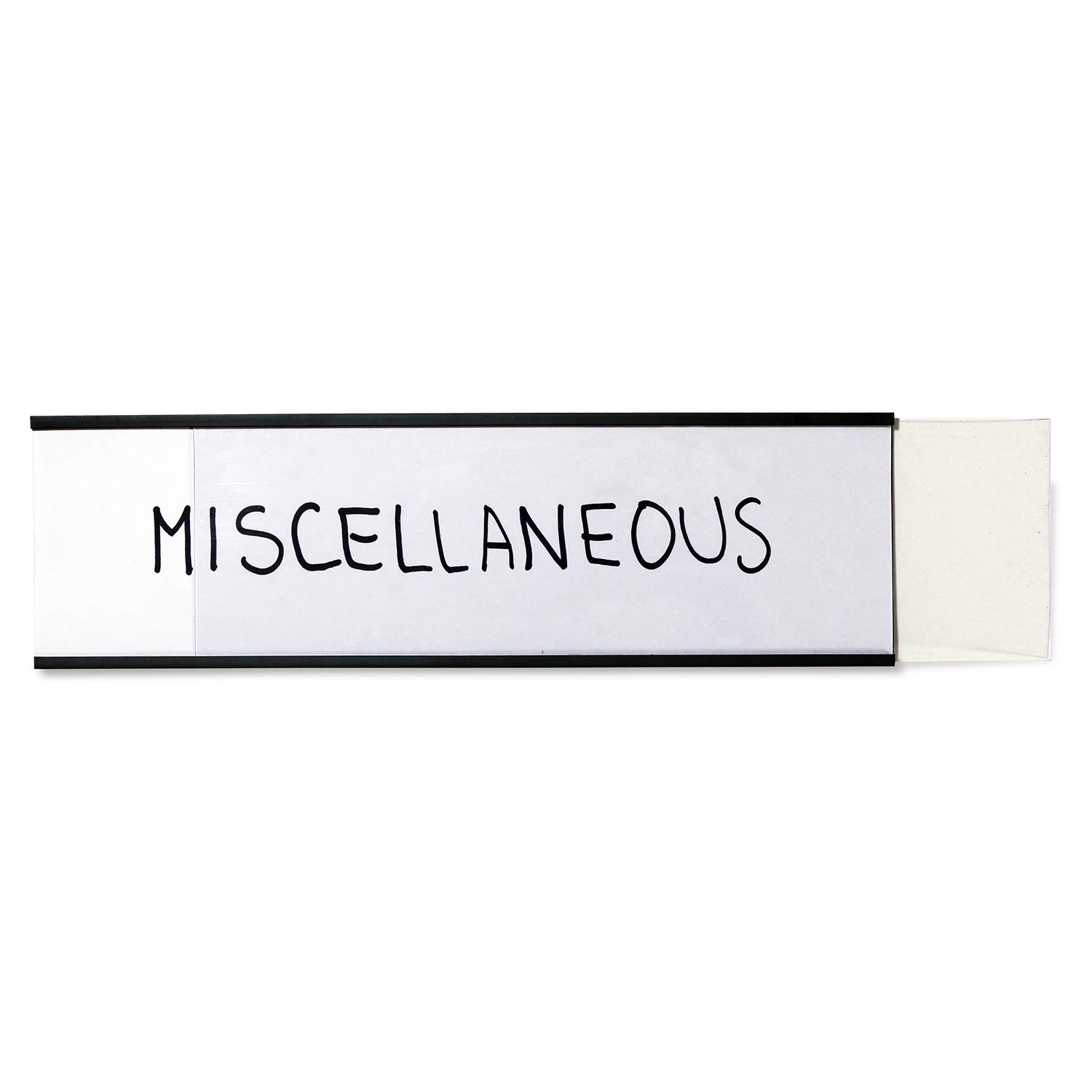 SmartSign - Supporto magnetico per etichette a forma di C, 6,3 x 20,3 cm, confezione da 10