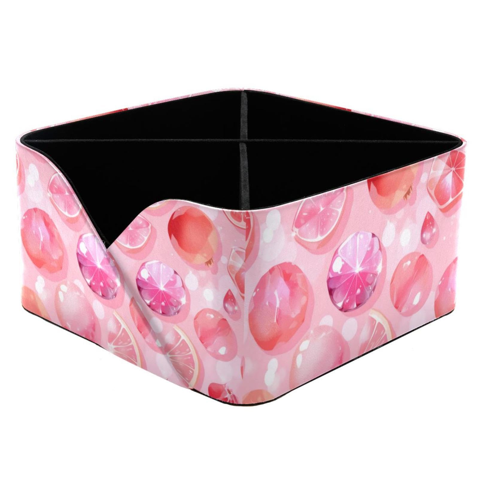 Organiseur de bureau pour papeterie motif fruits, cadeau idéal fille et femme