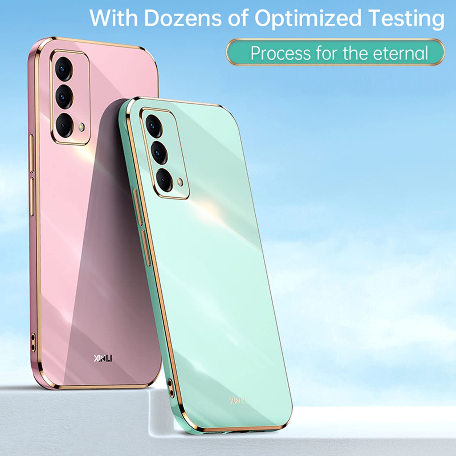 Cover per Oppo A74 4G (Non per A74 5G), Slide Protezione Fotocamera, Armatura Cover con 360