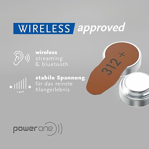 Vista 5 de Varta, 60 x Powerone P312 Hörgerätebatterie Quecksilberfrei
