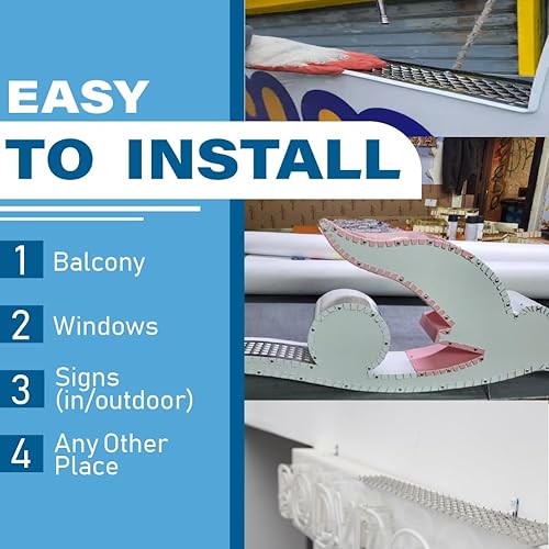 Miniatura 3 de Bird Mini Spikes  Paquete de 2  Anti pájaros, ardillas, conejo y serpiente para exteriores  Tiras de picos de animales para ventanas, balcón y jardín