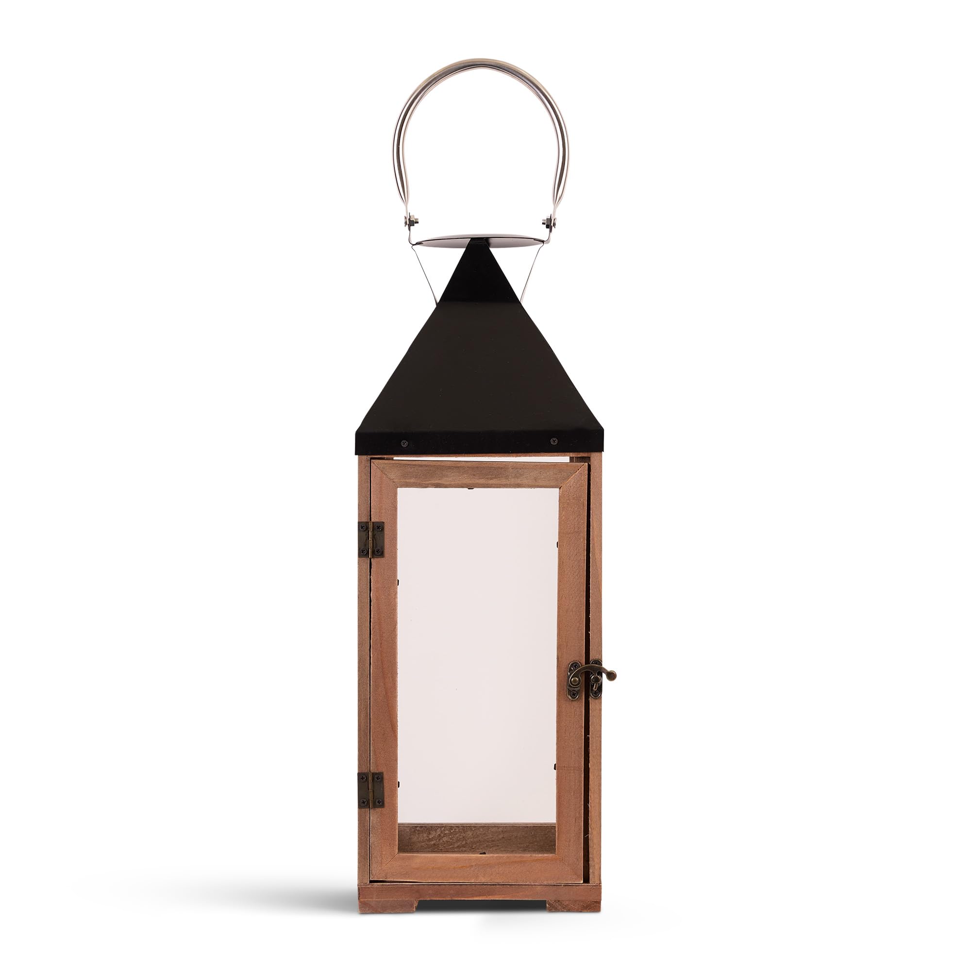 CANDLE LANTERN 金属製ランタン Amazon.com: Wood and Metal Candle Lantern - 19 inches : Home & Kitchen
