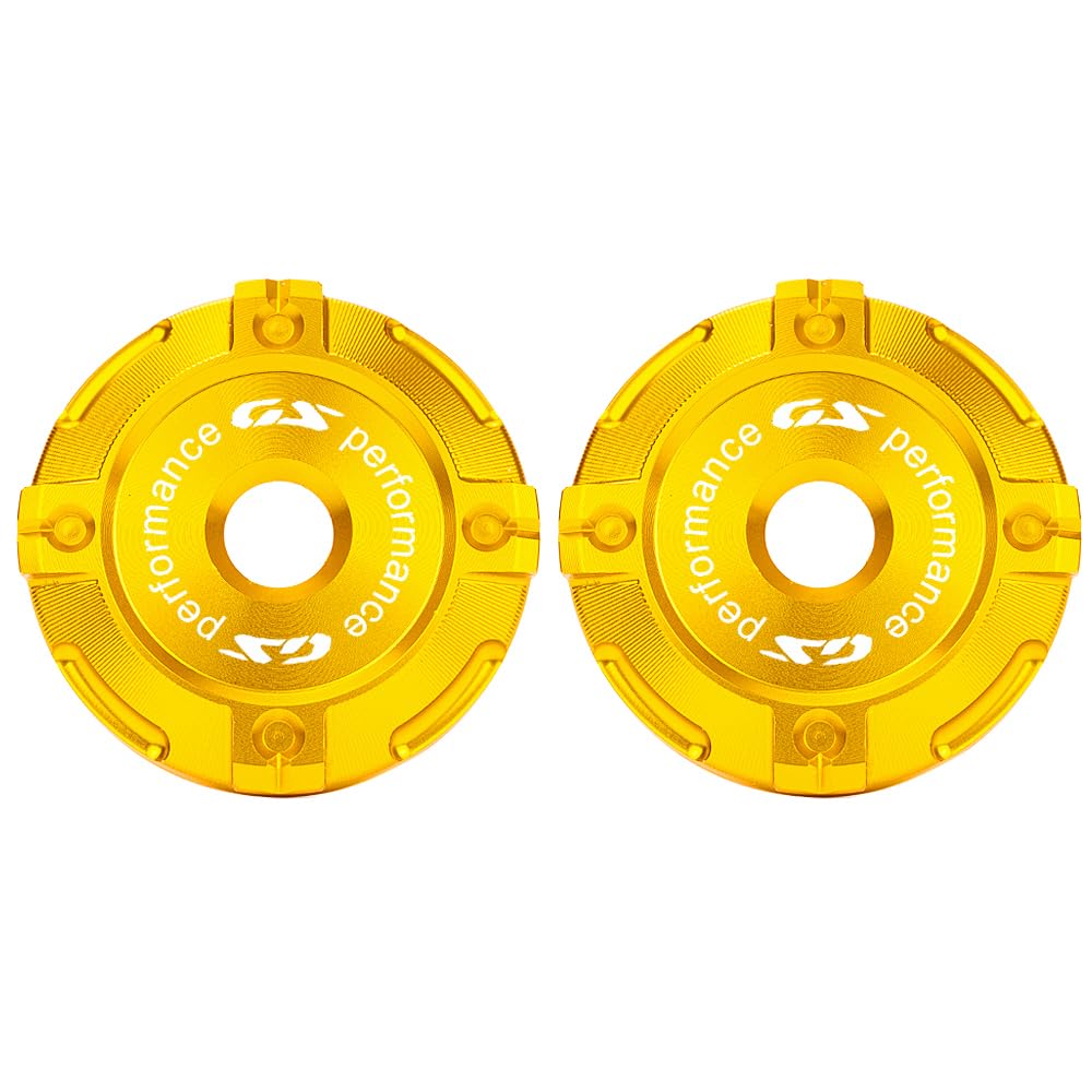 Lot de 2 pour R1300GS GS1300 R1300 GS R 1300GS Adventure ADV 2024 2025 2026 Accessoires moto Cache-amortisseurs décoratifs en aluminium Fourches avant R 1300 GS 1300gsa GSA (Or)