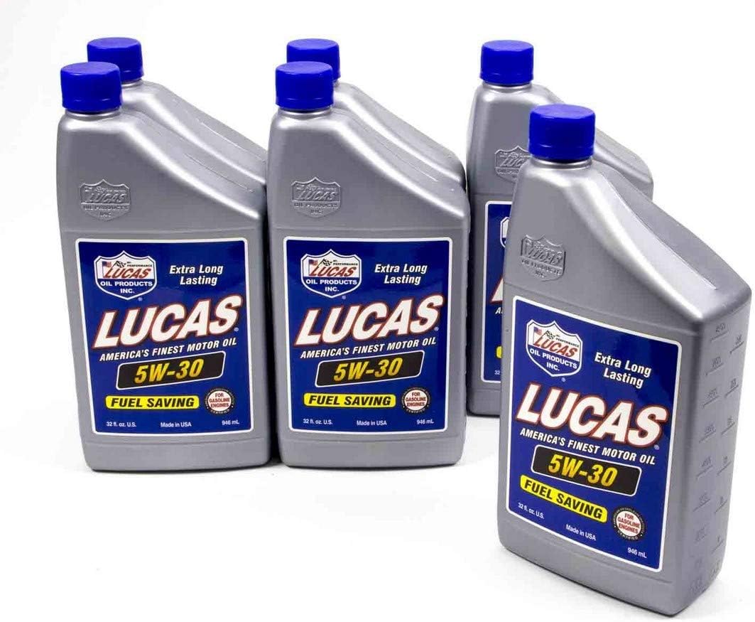 Lucas Oil 10474 SAE 5W-30 Motor Oil - 1 Quart (Pack of 3)