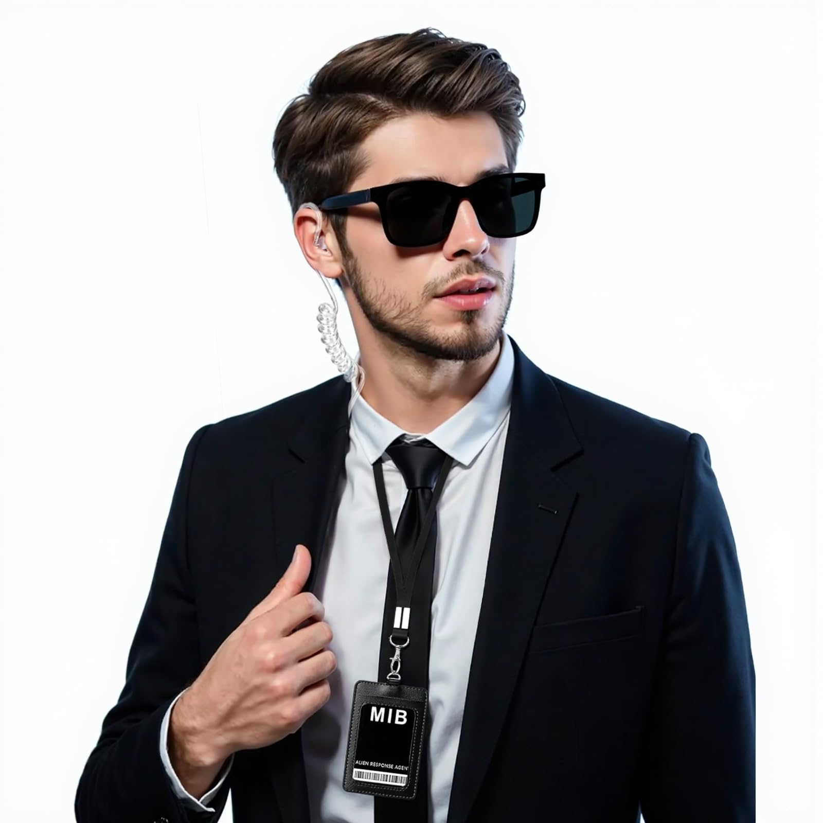 SEFIRST 6 Pcs Agent Costume Accessories Set, Men in Black Costume Accessories - Image 4