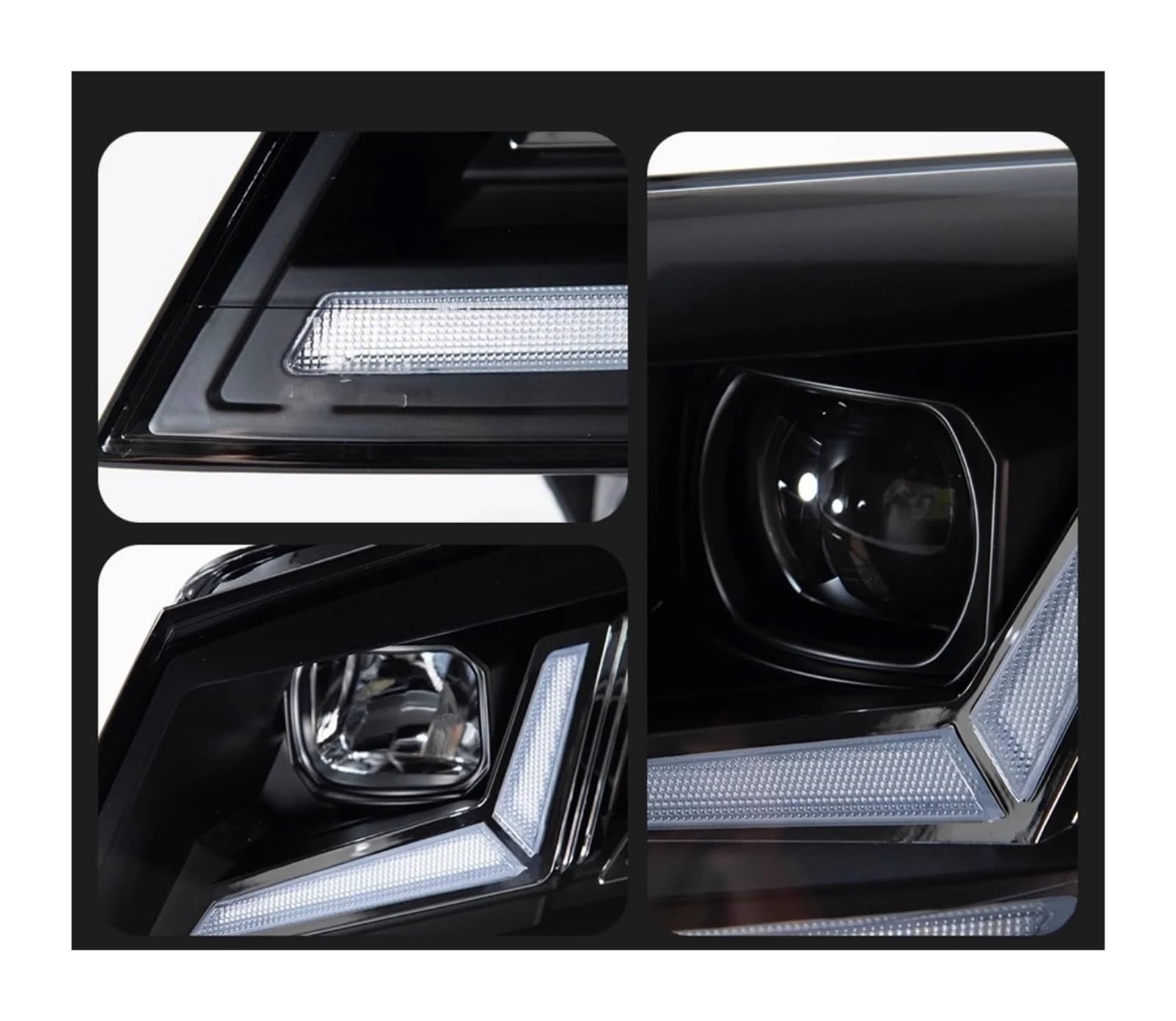 Faro modificato con luci diurne per VW Touareg 2016-2018