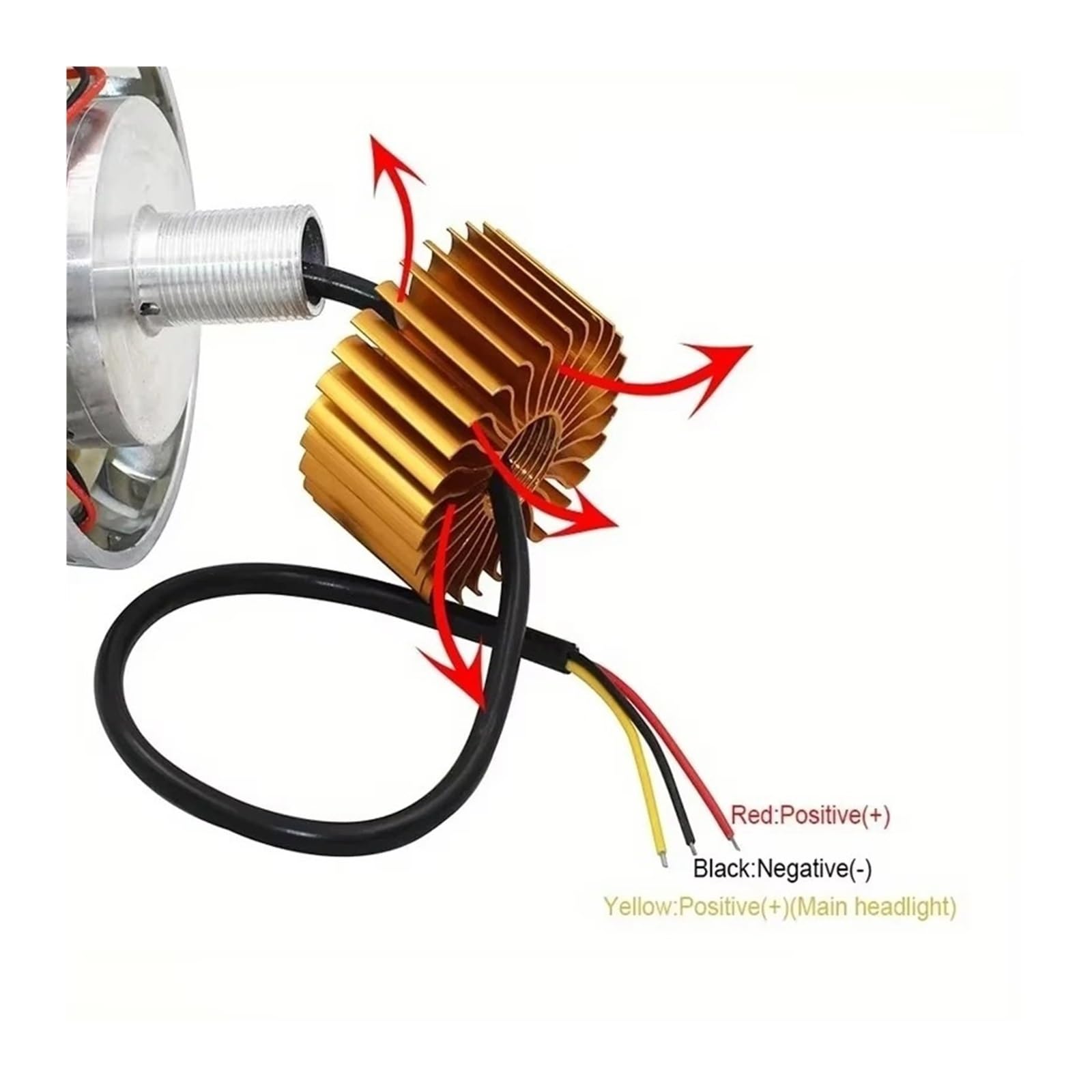 Per Faro Moto Doppio LED Lente Per Proiettore Fascio Alto/basso Faretto Stroboscopico DRL Lampada Alogena 1 Pz Fanale Anteriore Moto