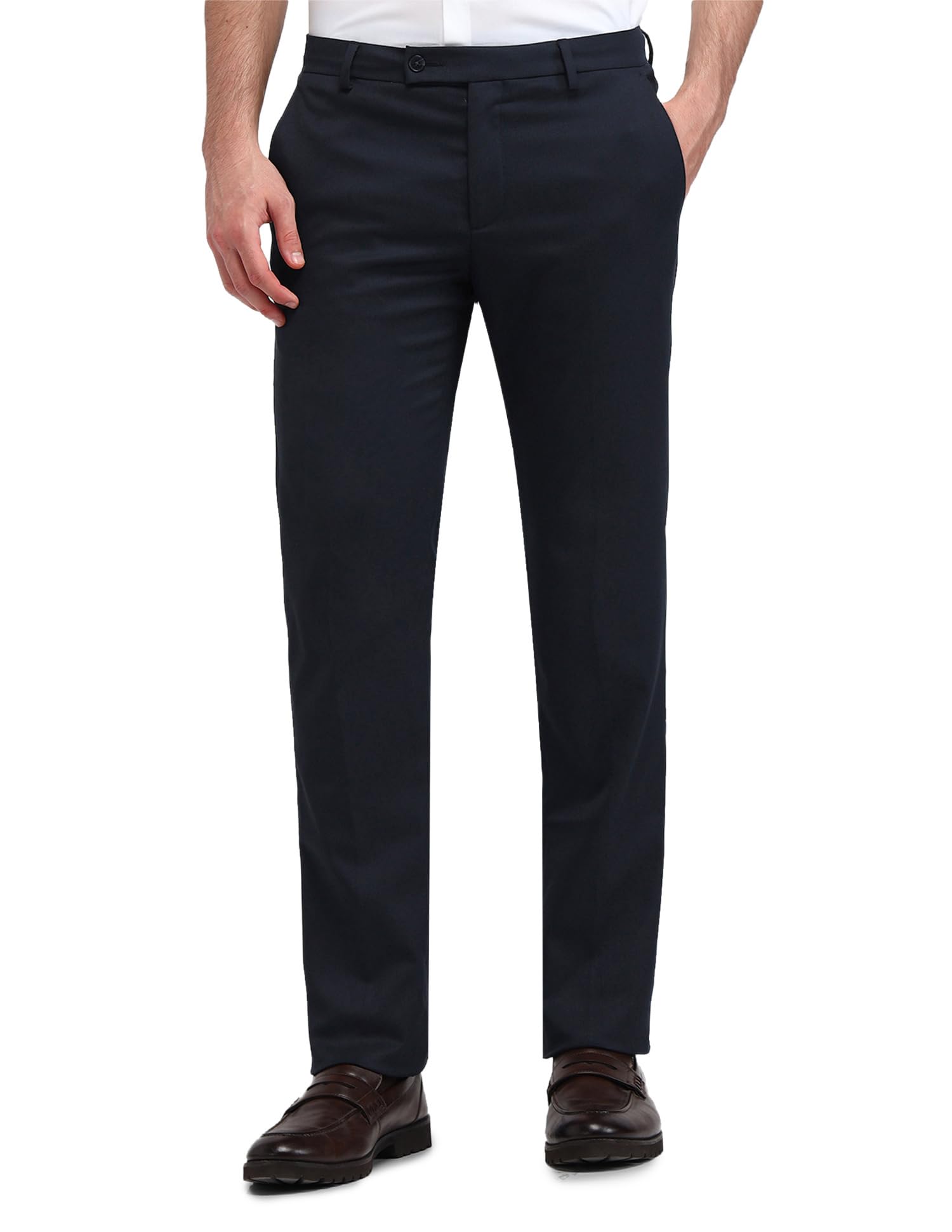 arrow Men's Mid Rise Slim Pants-picture-40