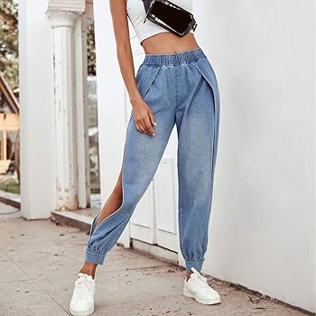 Baggy jeans mit schlitz Clearance