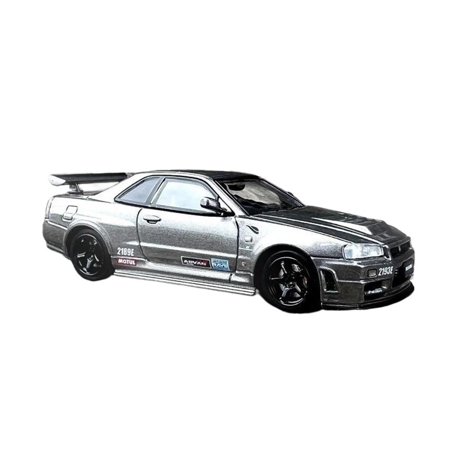 Modello Di Auto Pressofusa In Scala 1/64 Per GTR R34, Giocattolo Da Collezione, Ornamento Da Tavolo, Regalo(No box)