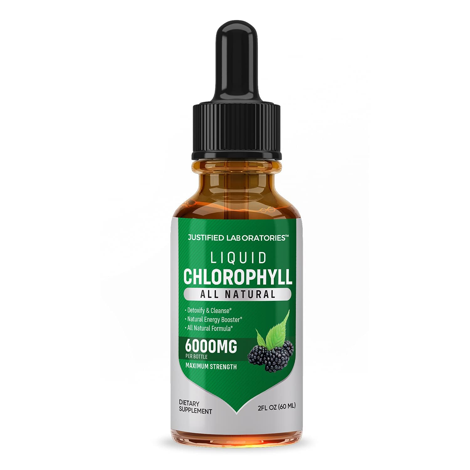 Buy Justified Laboratories Liquid Chlorophyll Drops 6000MG Maximum
