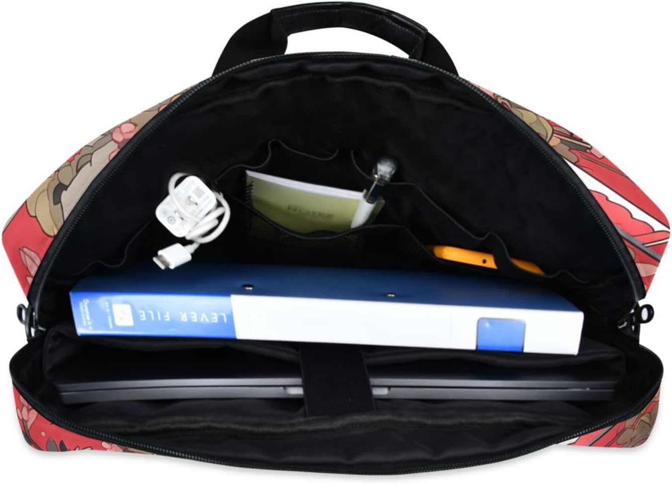 Laptop Bag Sleeve Anime Samurai Printed for 16 in Computer, Briefcase with Shoulder Strap Top Handle Multi Pockets