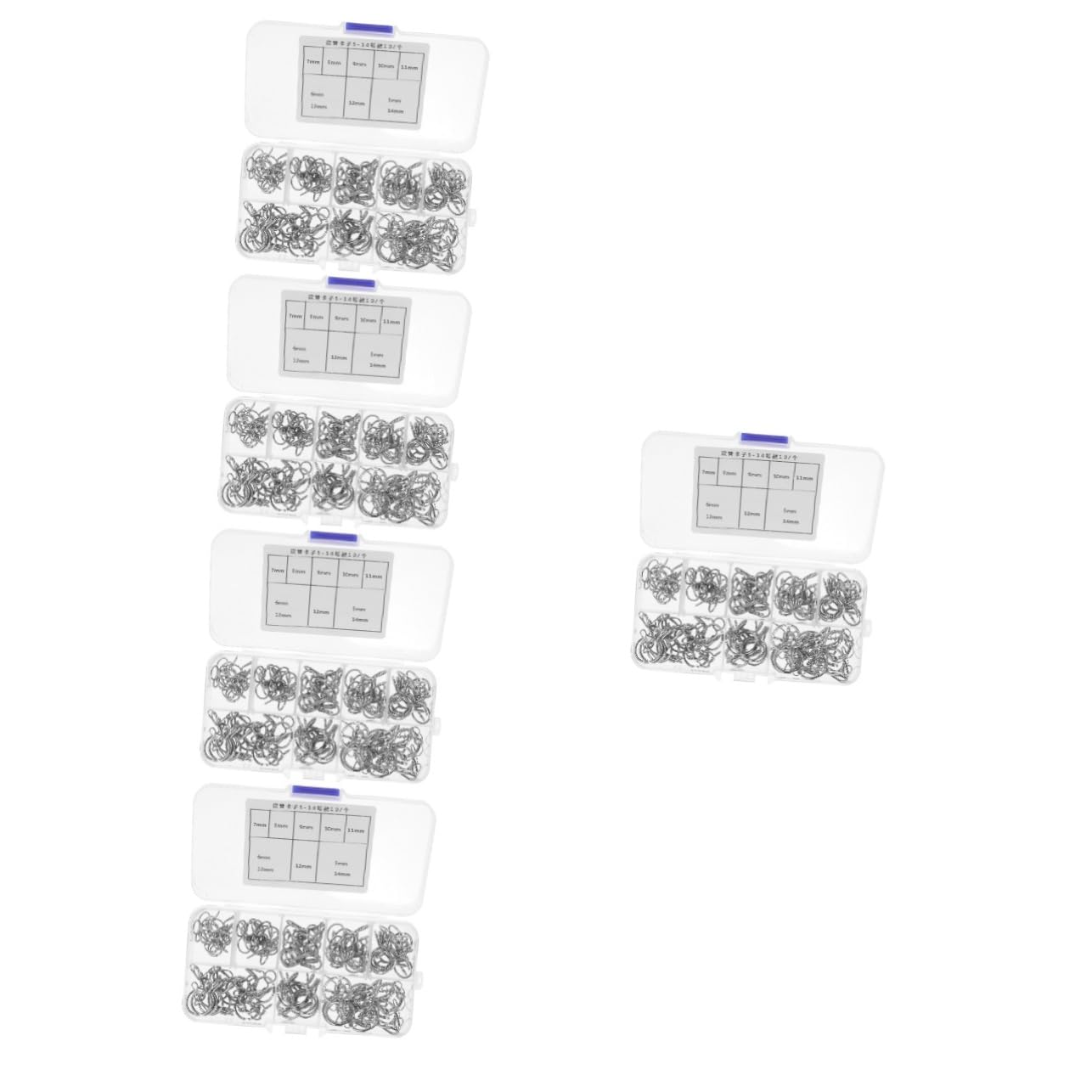 iplusmile 500 Pièces Pince à Ressort Serrer Collier De Serrage Attaches De Tuyau Colliers De Serrage à Ressort Attache De Tuyau Petits Colliers De Serrage Petites Pinces Acier Manganèse