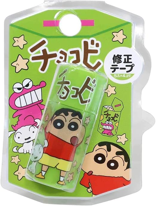 Amazon Co Jp クレヨンしんちゃん 六角 修正テープ チョコビ ツジセル 新学期準備文具 アニメキャラクター グッズ 通販 文房具 オフィス用品