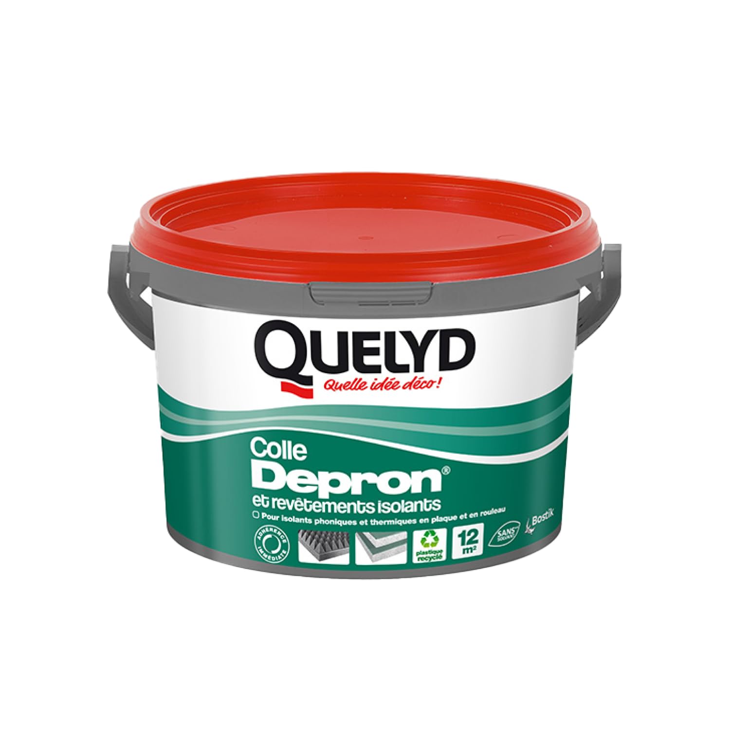 QUELYD 30601717 Depron Bucket 3 kg Glue White