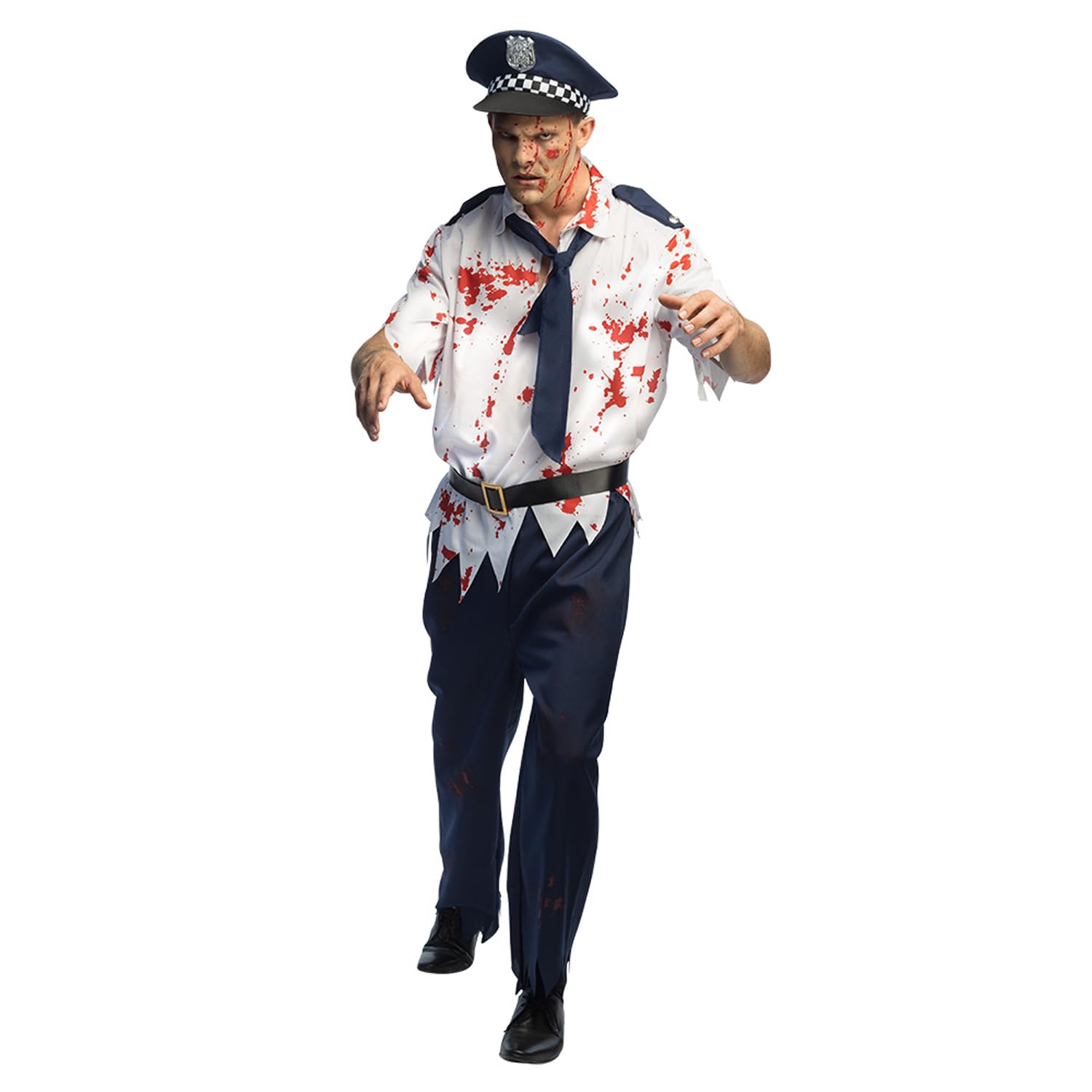 Boland - Adult Zombie Police Costume for Adults Fancy Dress Costumes Halloween Horror Police Officer