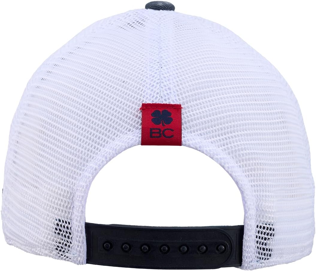 Black Clover, Unisex, USA 2T Vintage 3 Adjustable Hat, White Hat/3D USA Flag Clover, One Size - Image 5