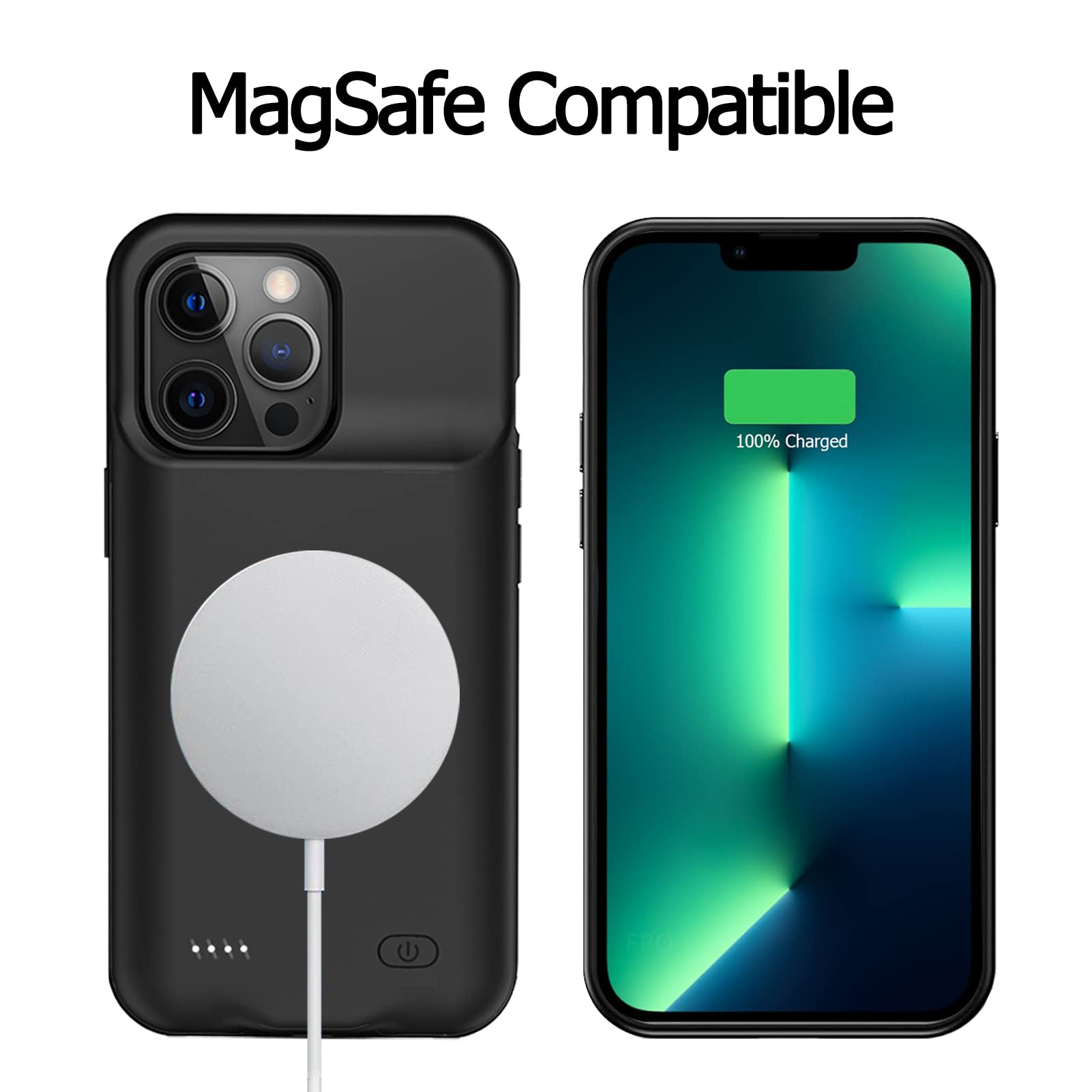 Amazon.com: Battery Case for iPhone 13 Pro Max, [12000mAh