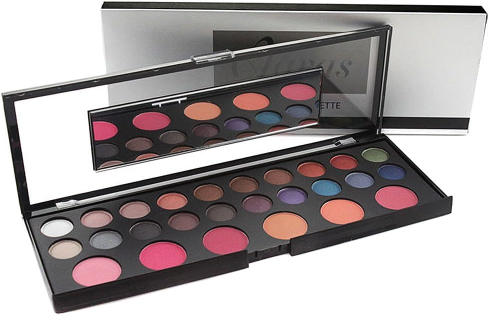 Naras Professional Essential 26 Colors Makeup Palette Blush Powder and Eyeshadow With Mirror Makeup Kit Set