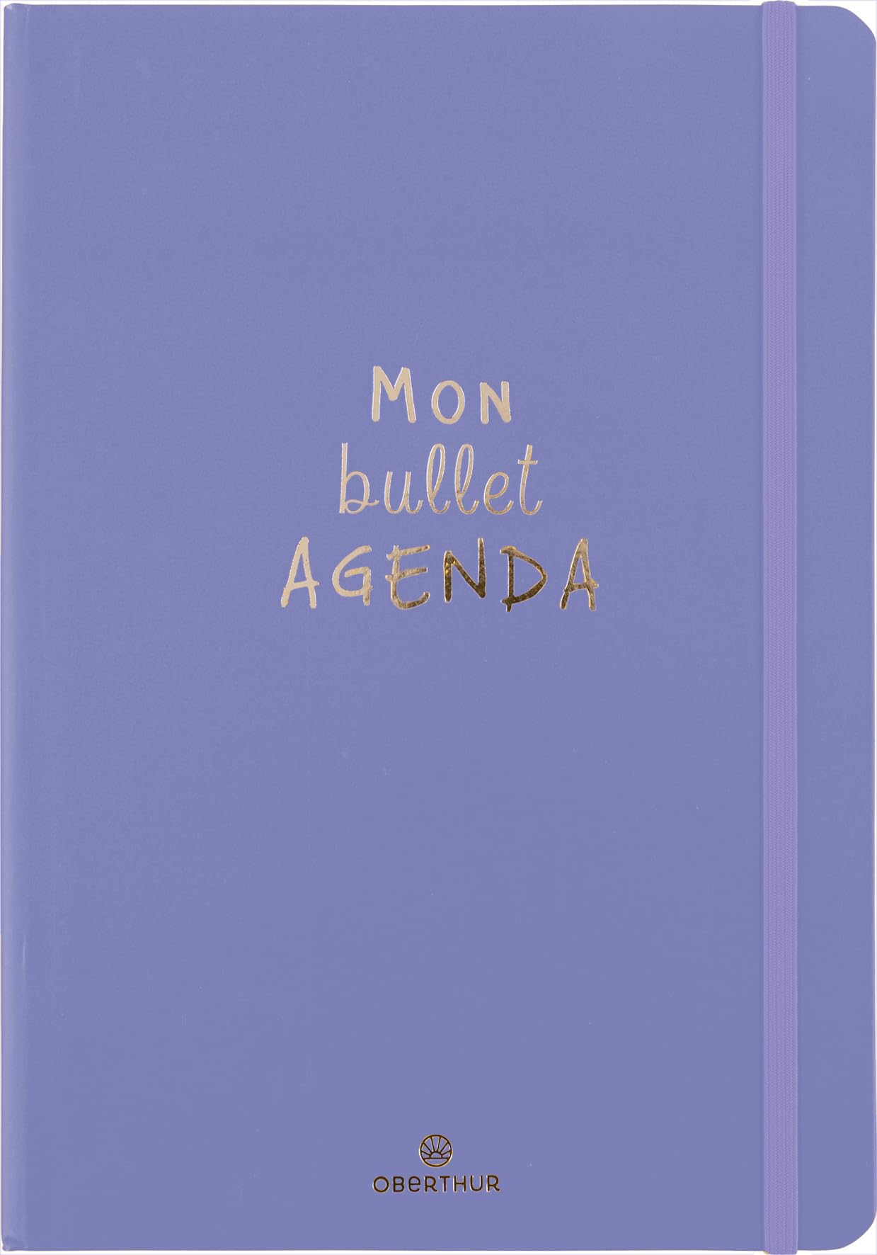 Agenda Semainier Oberthur Septembre 2026 Août 2027 A5 Bullet 15 x 21 cm Lavande