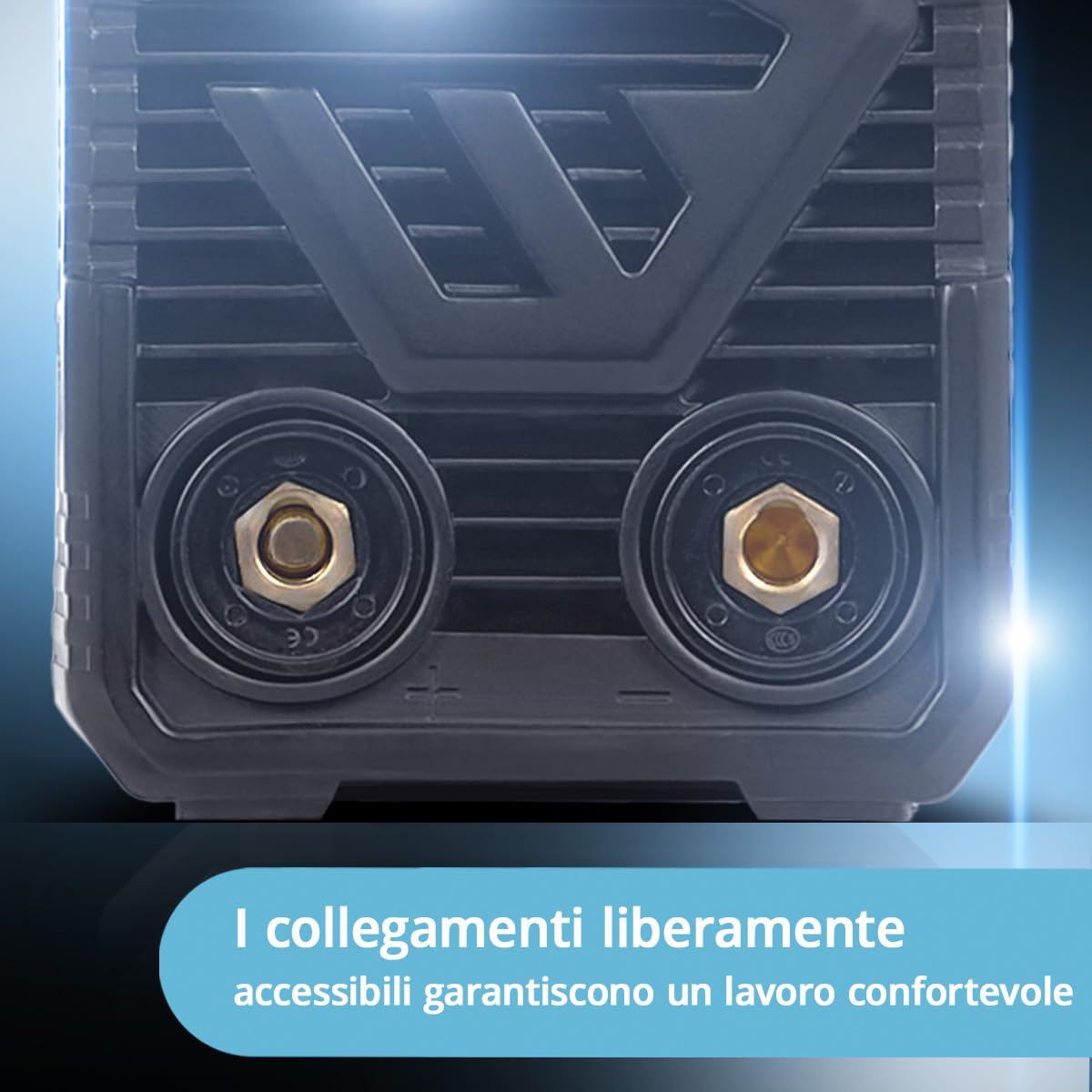STAHLWERK Saldatrice ad elettrodo ARC 200 MD – MMA & Lift-TIG (DC) fino a 200 A, uso flessibile senza gas, compatta & leggera 3,4 kg, Smart Cooling, Hotstart automatico