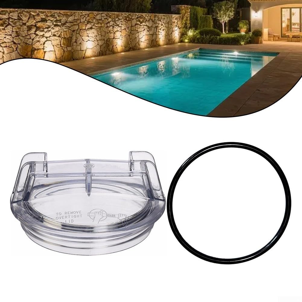 Couvercle de rechange pour Pentair C3139P1 pour siphon de pompe de piscine en verre avec construction en plastique