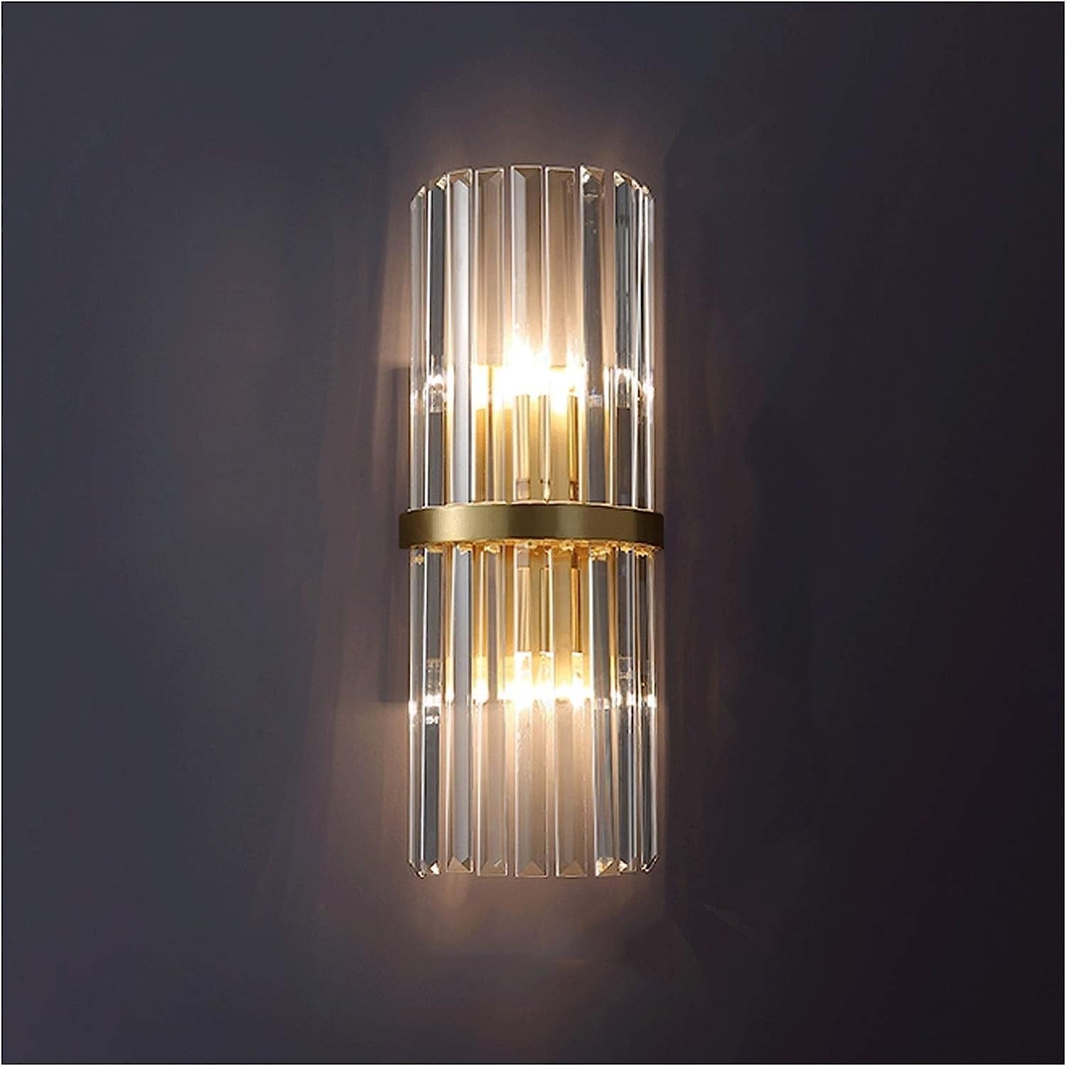 ASerZenith Wall Sconces, Wall Light Mirror Reading Lamp Crystal Wall Lamp Modern And Simple In/Wall Mount Copper Wall Light