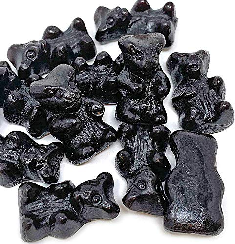 Gustaf's Premium Sugar Free Black Licorice Bears - 2.2 Lb. Bag #TOP1
