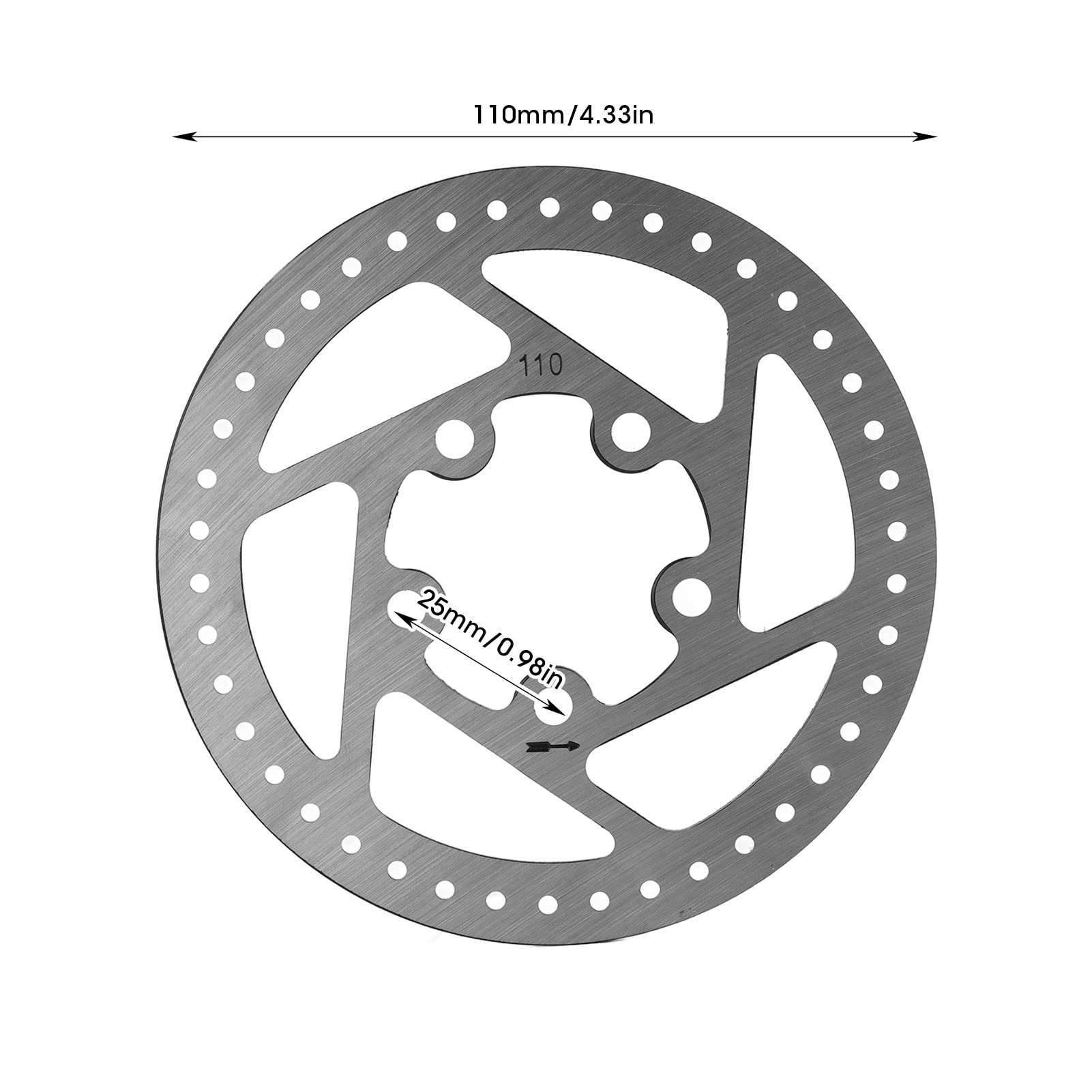 Kit Freni A Disco Per Mijia M365/Pro - Pinza E Disco Da 110mm In Lega Alluminio E Acciaio - Foto 4