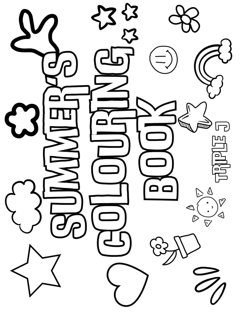 Summer's Colouring Book: Personalised with Your Name on Every Page