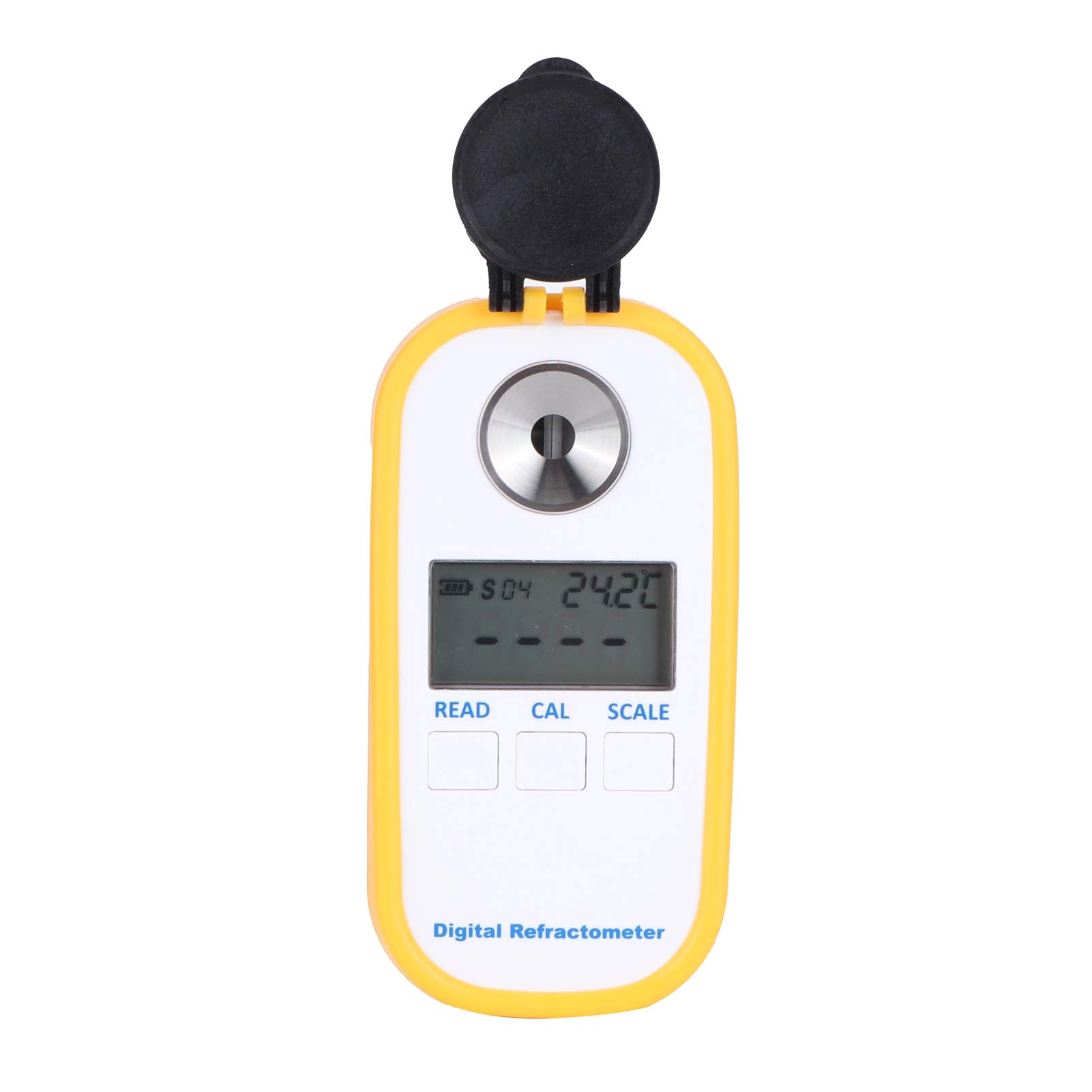0-50% LCD Digital Brix Refractometer Portable Handheld Digital Sugar Meter Refractometer