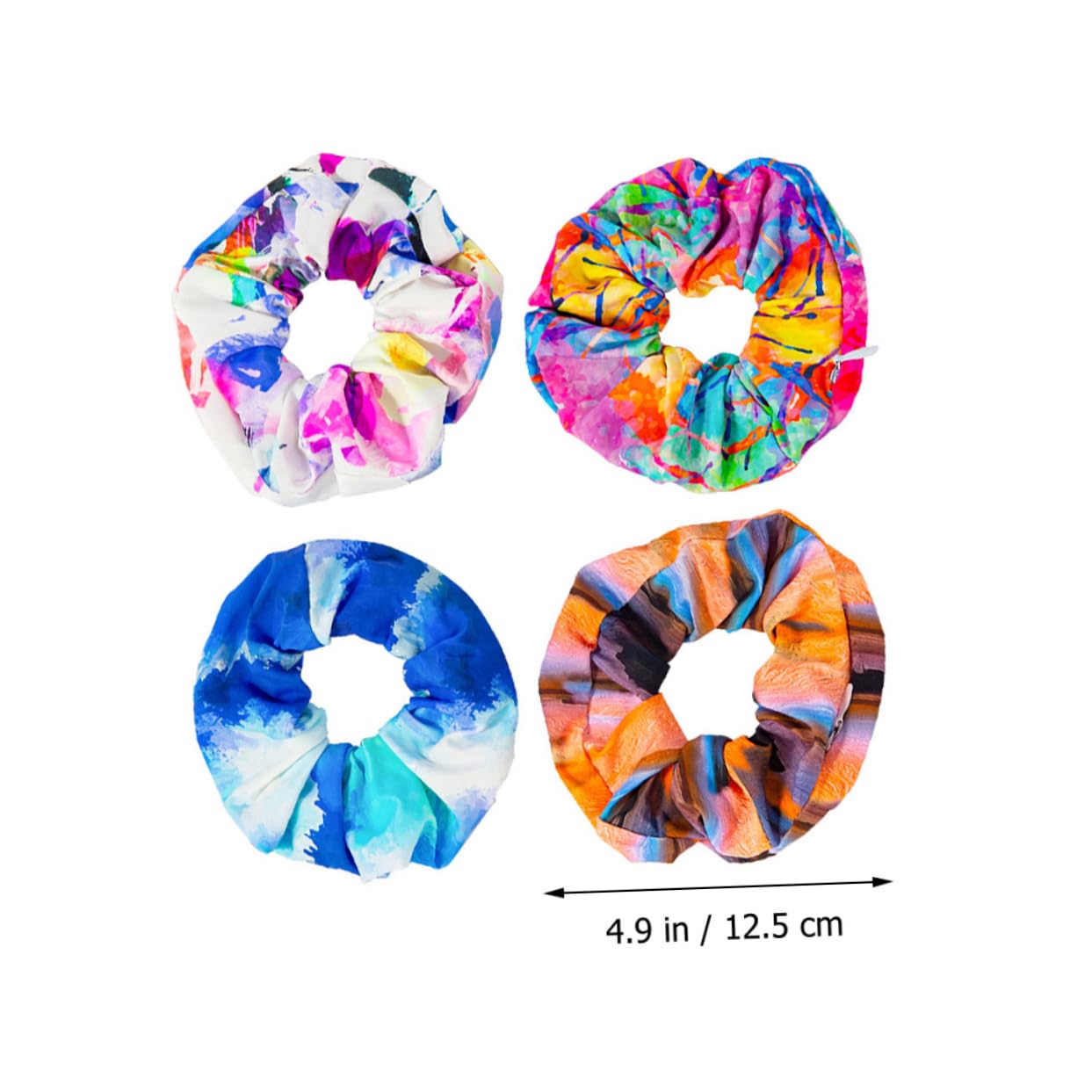 minkissy 16piezas Scrunchies Con Bolsillo Con Sujetadores De Coleta Accesorios Cabello Coloridos y Funcionales