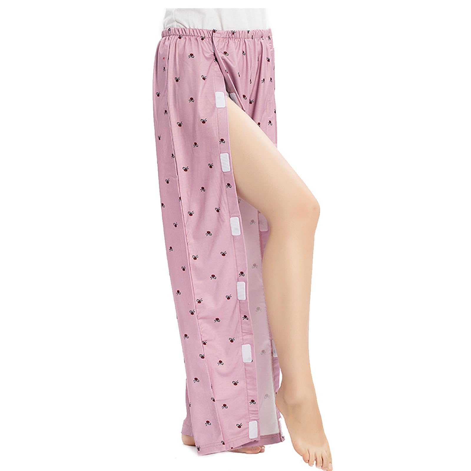 Ropa para Pacientes Postrados En Cama, Batas De Hospital, Camisas De Mujer Después De La Cirugía De Hombros, Pantalones Rasgables, Pantalones con Cremallera Lateral