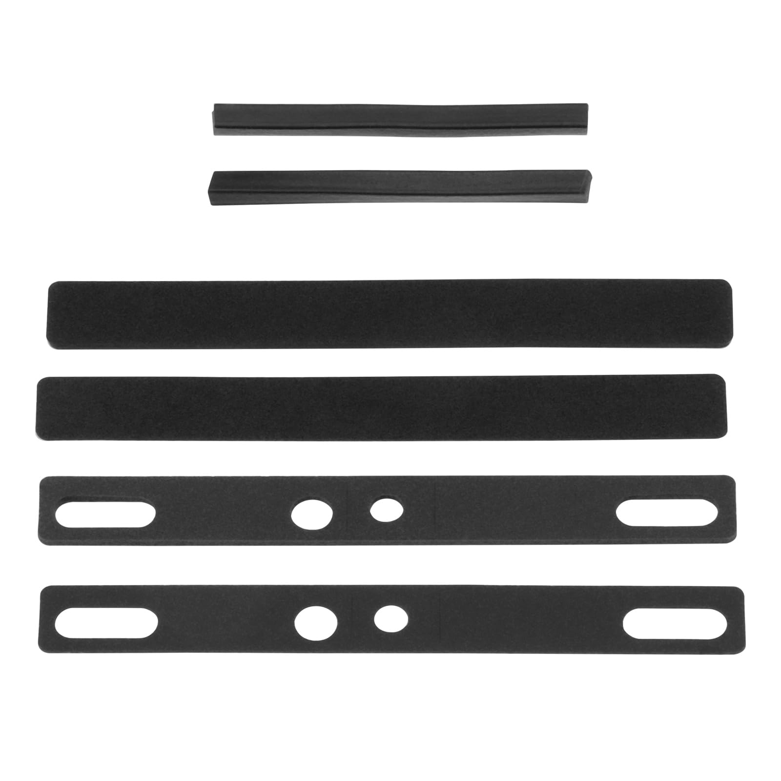 Create idea 6PCS Keyboard SpaceBar Compatible with 6.25U Mechanical Keyboard Space Space Bar Foam 12x108mm Dust-Proof Strip 5x60mm Keyboard Switch Silencer Cotton Black