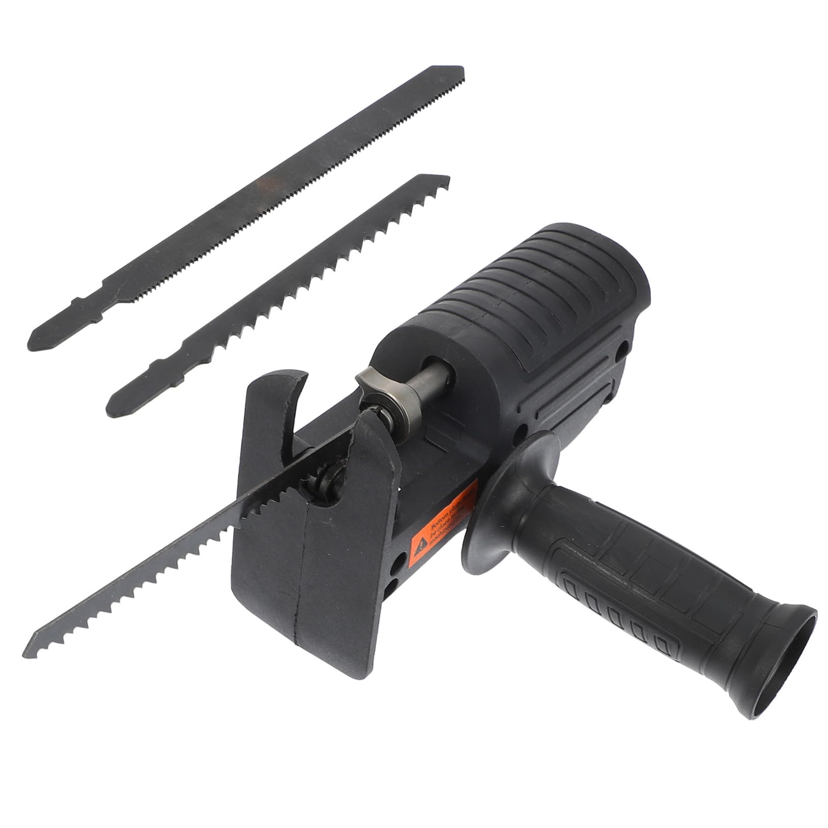 Adattatore Taglio Alternativo da Seghetto Utensile, in Plastico Nero Impugnatura Facile per Trapano Elettrico, Legno, per Potatura Alberi e Lavori Manuali