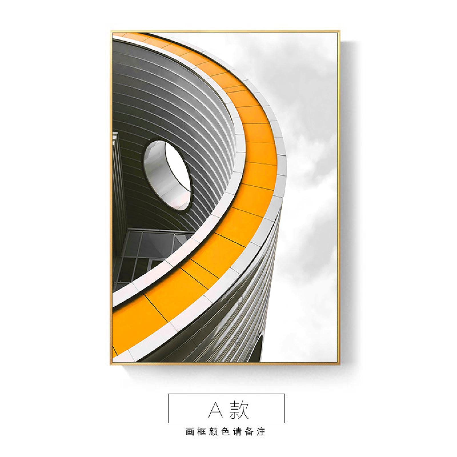 Wendeltreppe Schloss Leinwandbild 80x120cm - Wandkunst Für Wohnzimmer