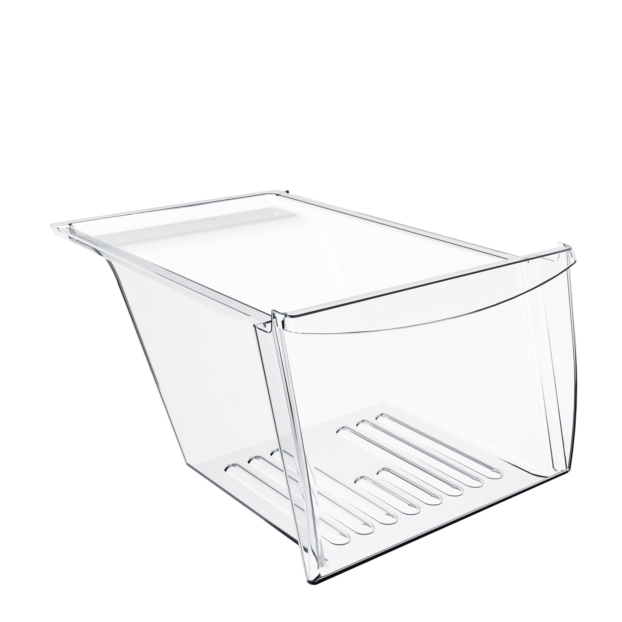HECASA240337103 240337102 Refrigerator Crisper Drawer Pan Replacement For 240337105 240337107 240337108 240337109 Refrigerator Pan Shelf Replacement only Plastic (Clear)