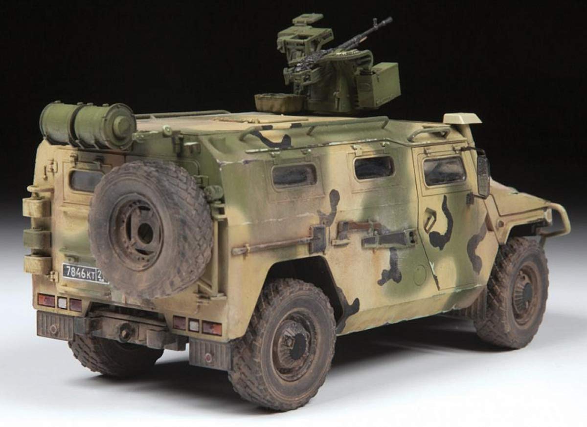 Amazon | ズベズダ 1/35 ロシア陸軍 GAZ ティーグル アルバレット装備