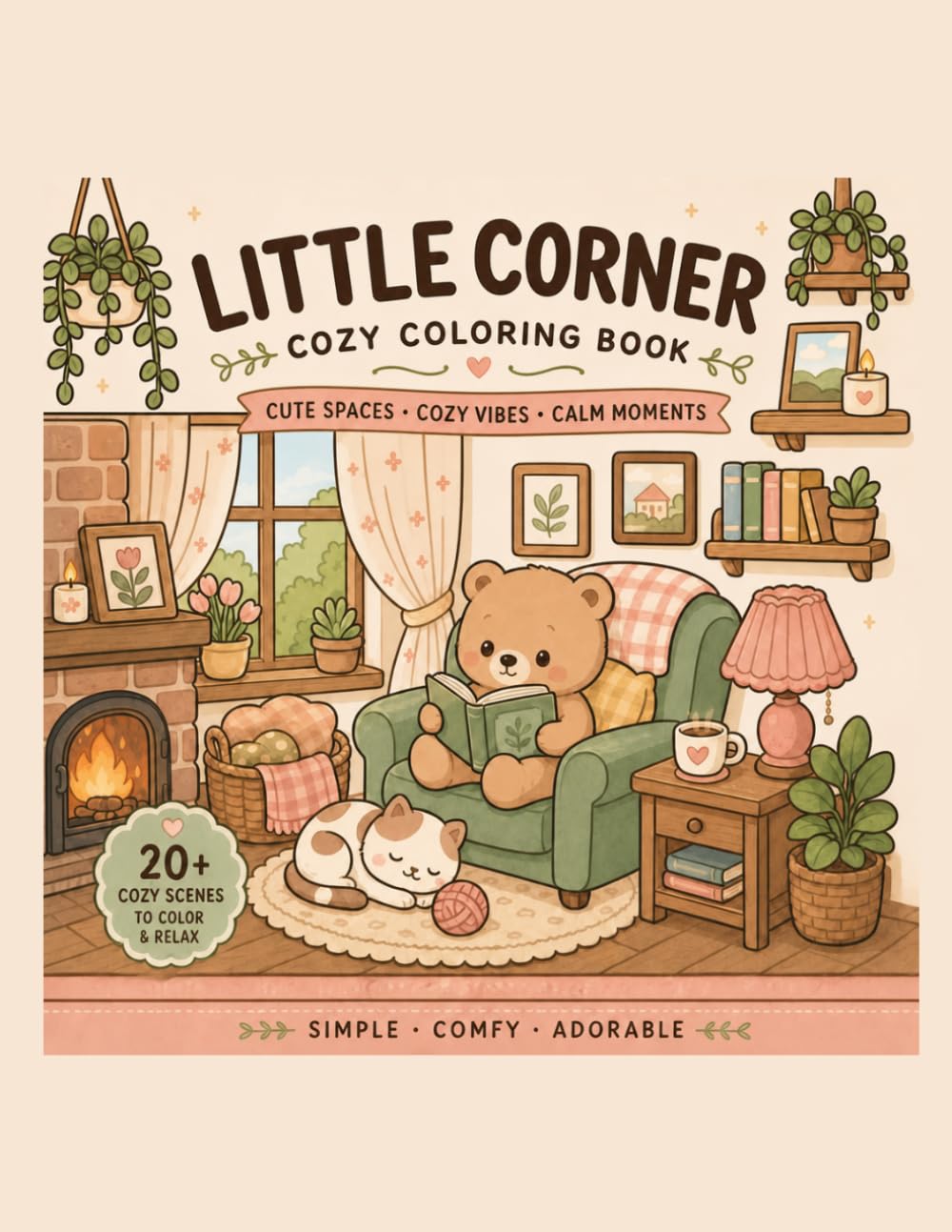 Little Corner Cozy Coloring Book
