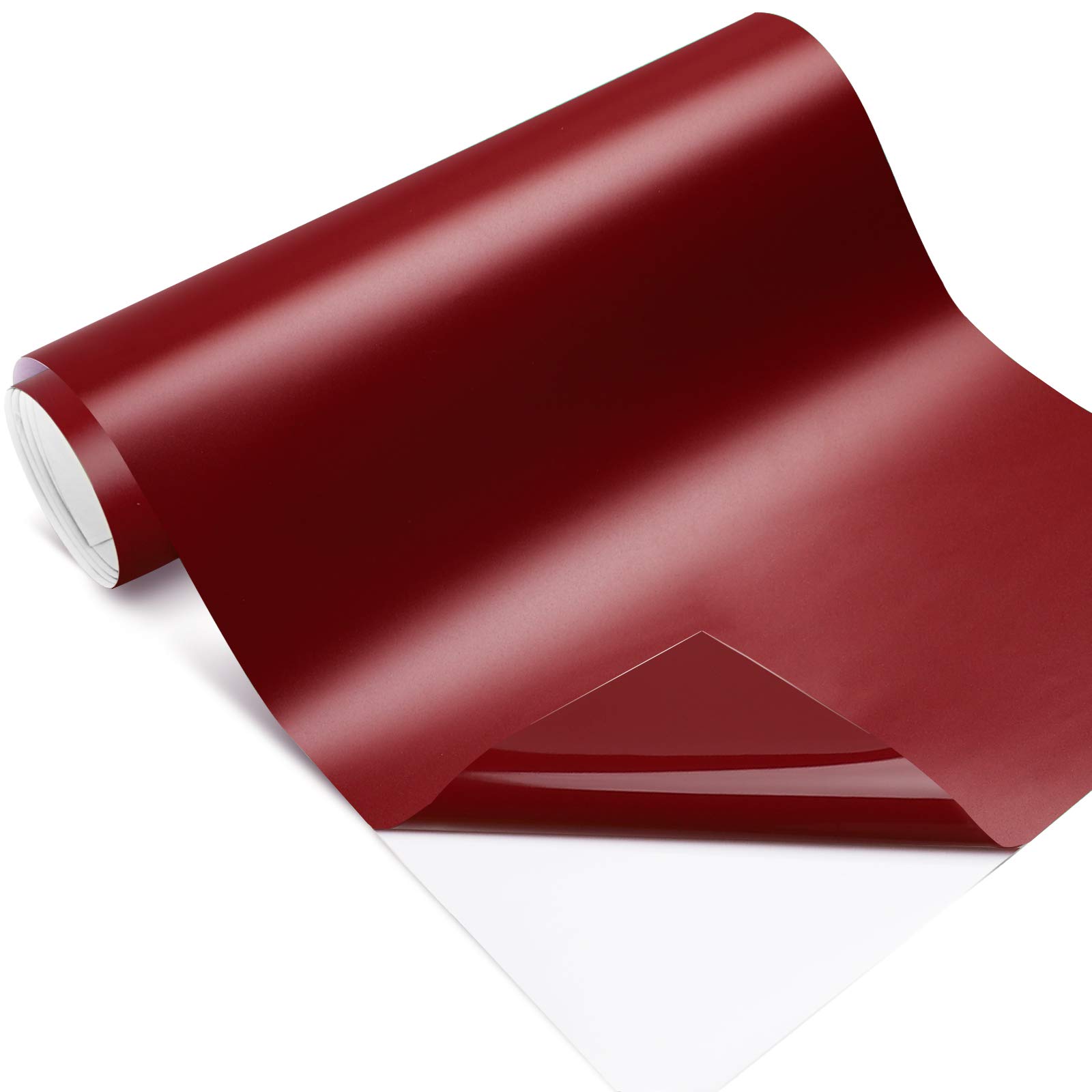 Maroon HTV Vinyl Roll – 12” X 35ft Iron-On Vinyl For Shirts, Hats & DIY Apparel (Matte Finish) - View #11