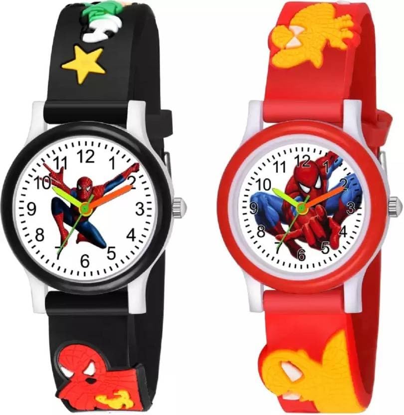QALIBA Attractive Look Spider Dial Silicone Strap Analog Watch for- Boys & Girls (B0CJ39MM24) Amazon Price History, Amazon Price Tracker