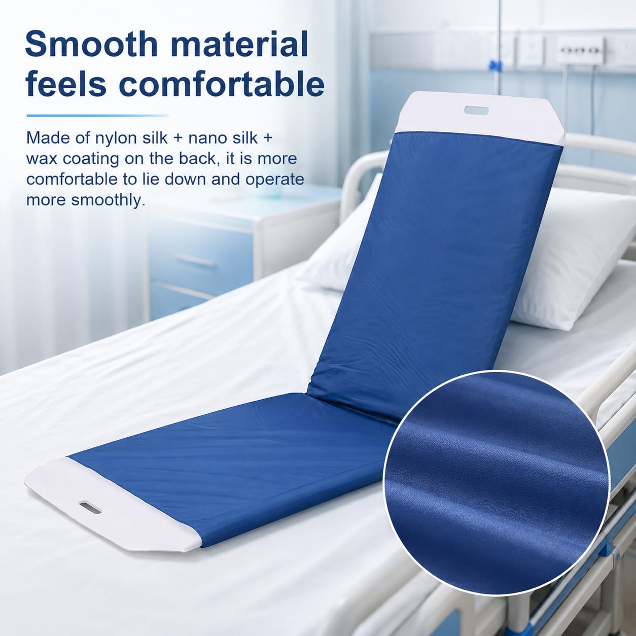 Tabla de transferencia de pacientes, dispositivo de asistencia deslizante plegable para personas mayores y personas postradas en cama, ideal para cuidados de ancianos y discapacitados, soporta
