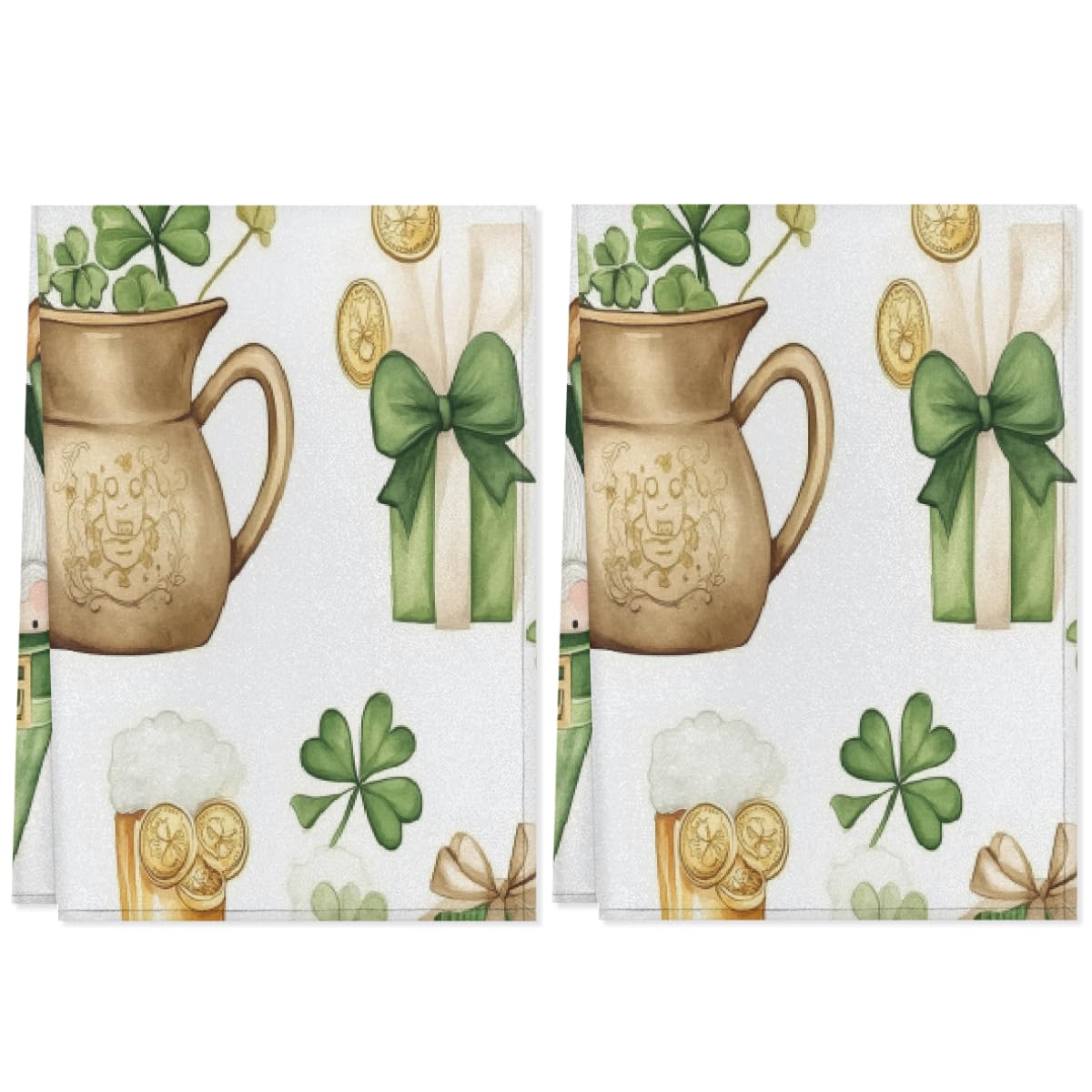 Torchon de cuisine microfibre absorbant linge de maison Saint-Patrick