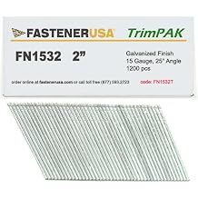 2" Angle Finish Nails 15GA GALV 1,200ct