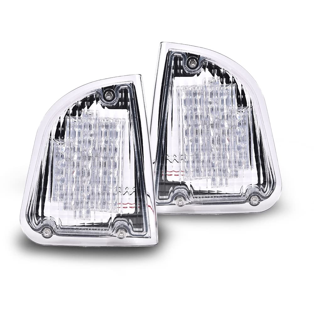 CHEDA Transparent LED Turn Signal Lights Compatible with KW 2008/ Older K300 T300 T330 T600 1Pair
