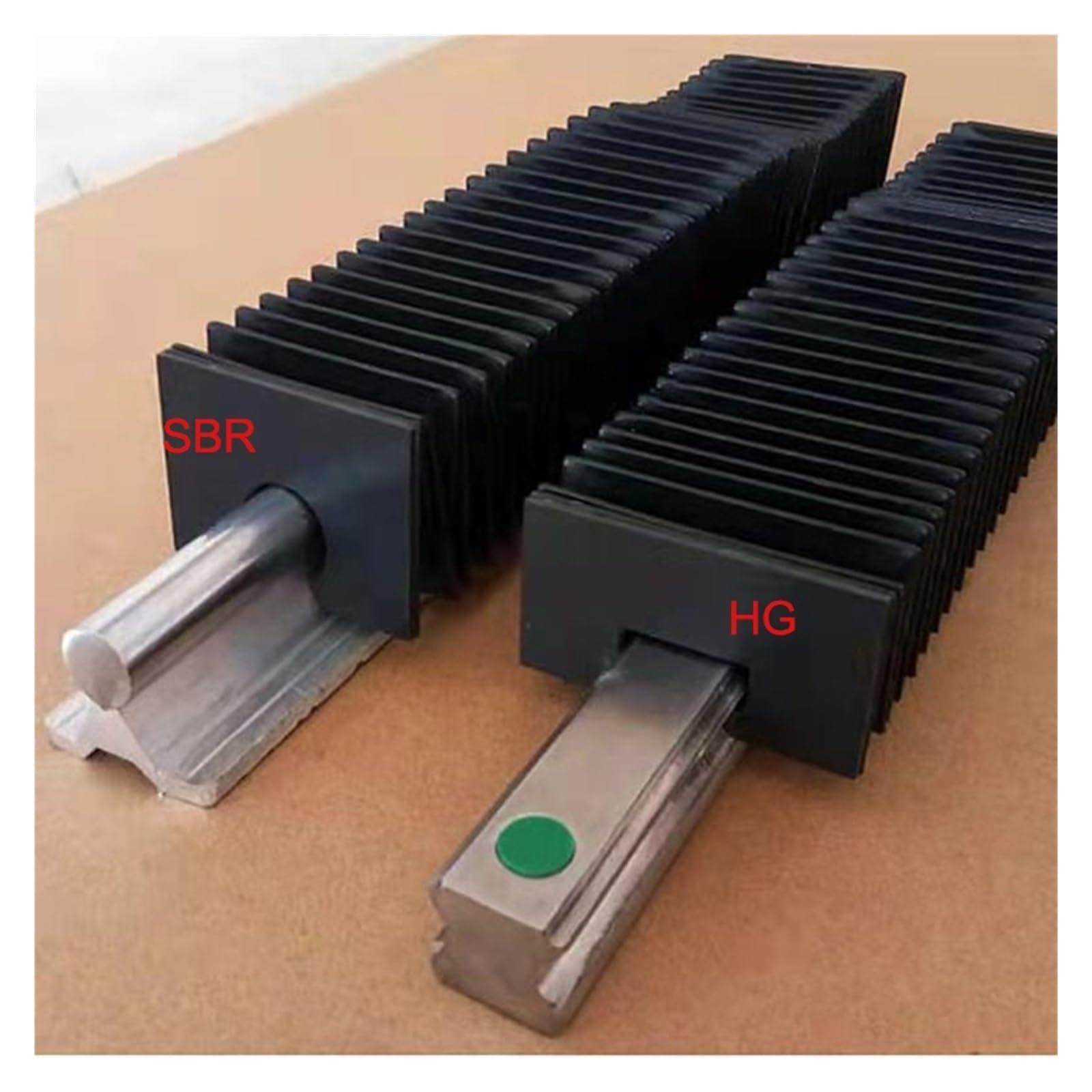 Cubierta de guía CNC de Tela de Triple protección | Cubierta a prueba de 200-3000 mm for rieles SBR: protección de máquinas CNC(SBR30,2600mm)