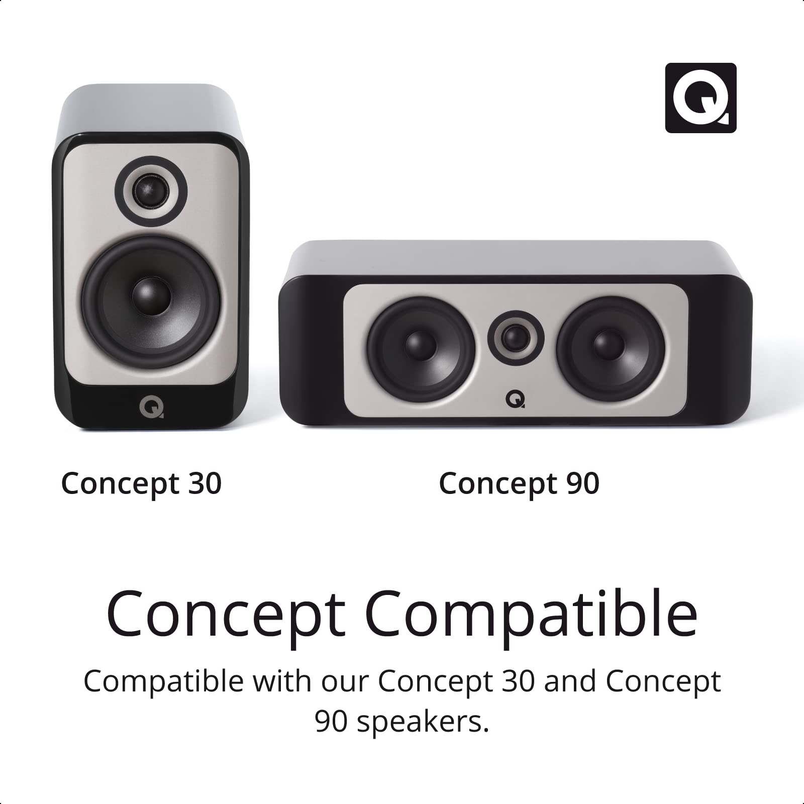 Q Acoustics Q WB75 Blanc - Support Mural d'Enceintes (la pièce)