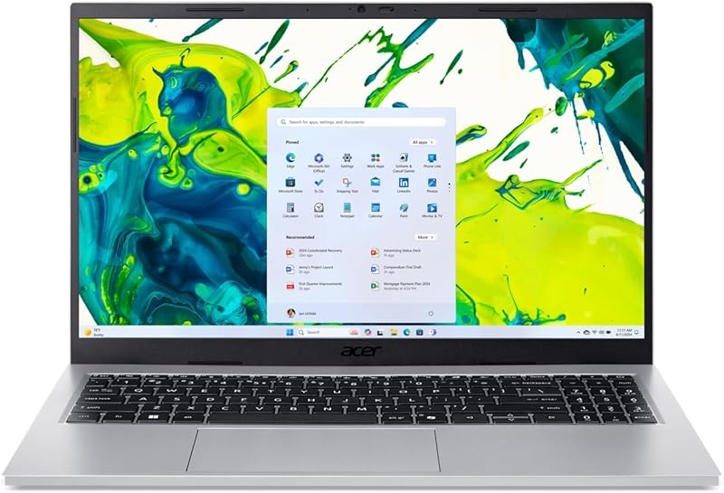 acer Aspire Go 15 I PC Portable 15.6 FHD LCD 60Hz I Intel Core 7 150U I 16Go RAM DDR4 I 512Go SSD I